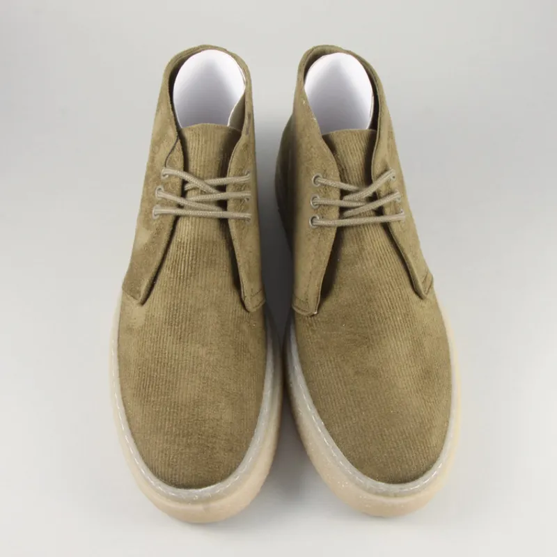 Fred Perry Hawley Corduroy - Uniform Green-2